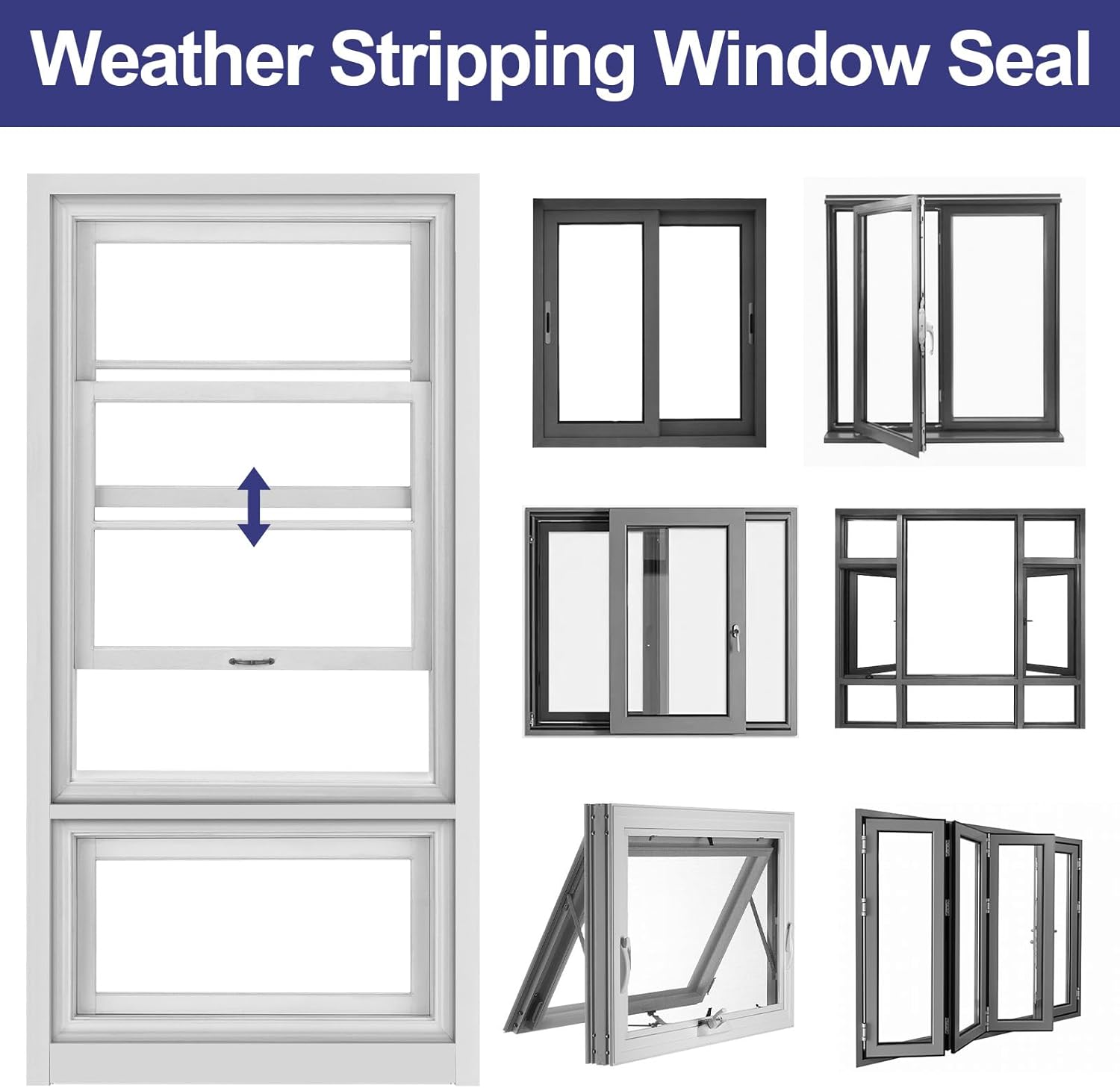 Nisorlin Foam Weatherstripping Window Sealer – Residue-Free Adhesive Safe for Kids Rooms and Rental Walls