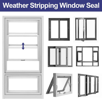 Nisorlin Foam Weatherstripping Window Sealer – Residue-Free Adhesive Safe for Kids Rooms and Rental Walls