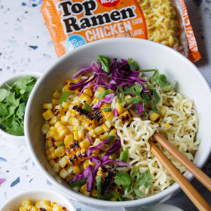 Nissin Top Ramen Bowl – Compact Noodle Bowl for Cabin Stays and Weekend Travel, Shrimp 6-Pack