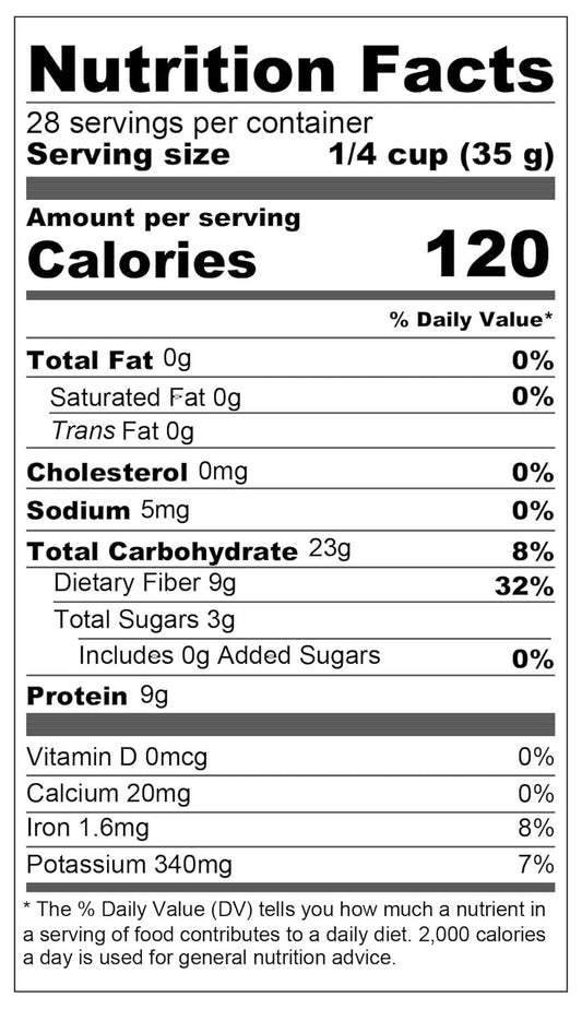 non-gmo, sulfite-free, all-natural ingredient list