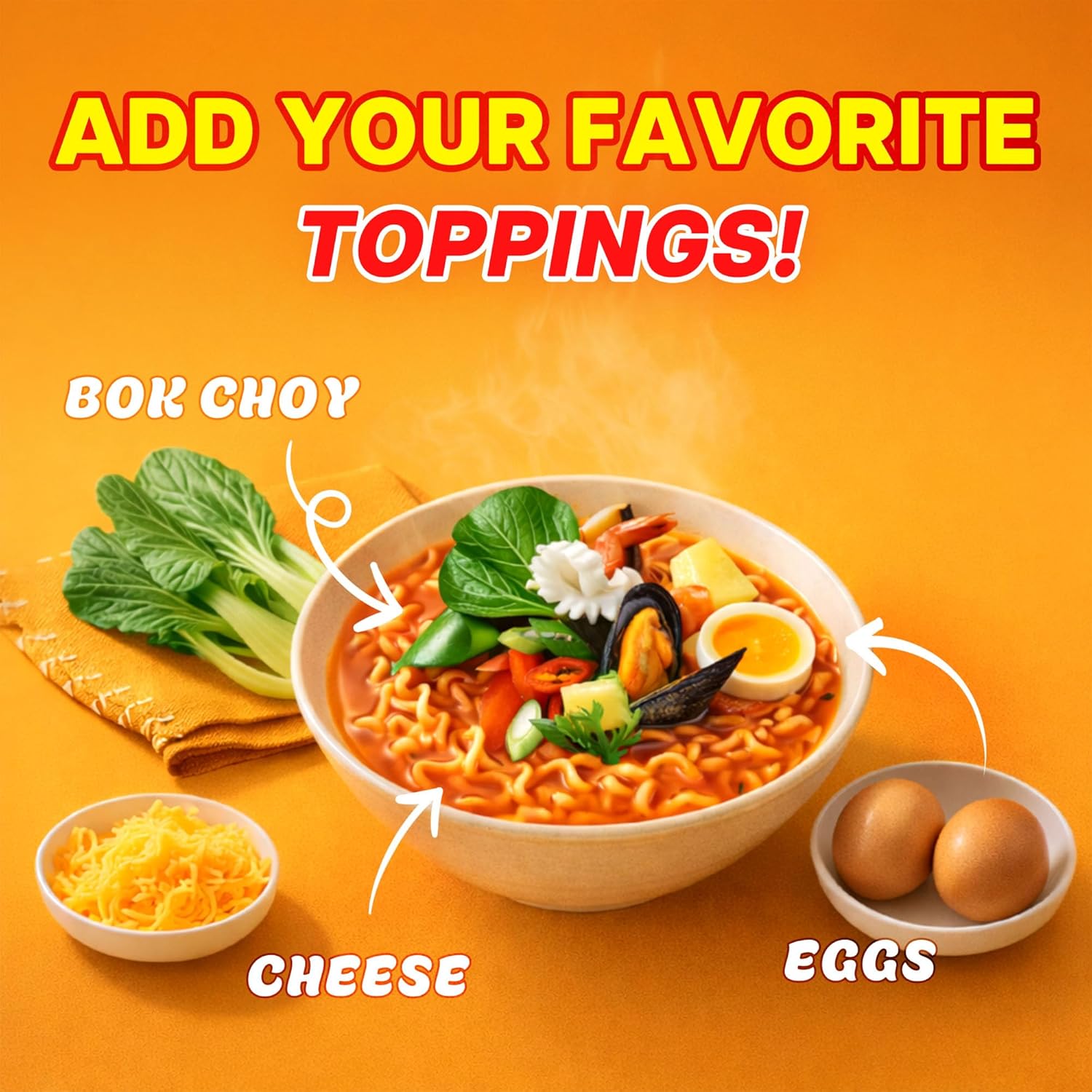 Nongshim Neoguri Spicy Seafood Udon Noodle Cup – 10-Pack Pantry Staple for Focused Office Lunches