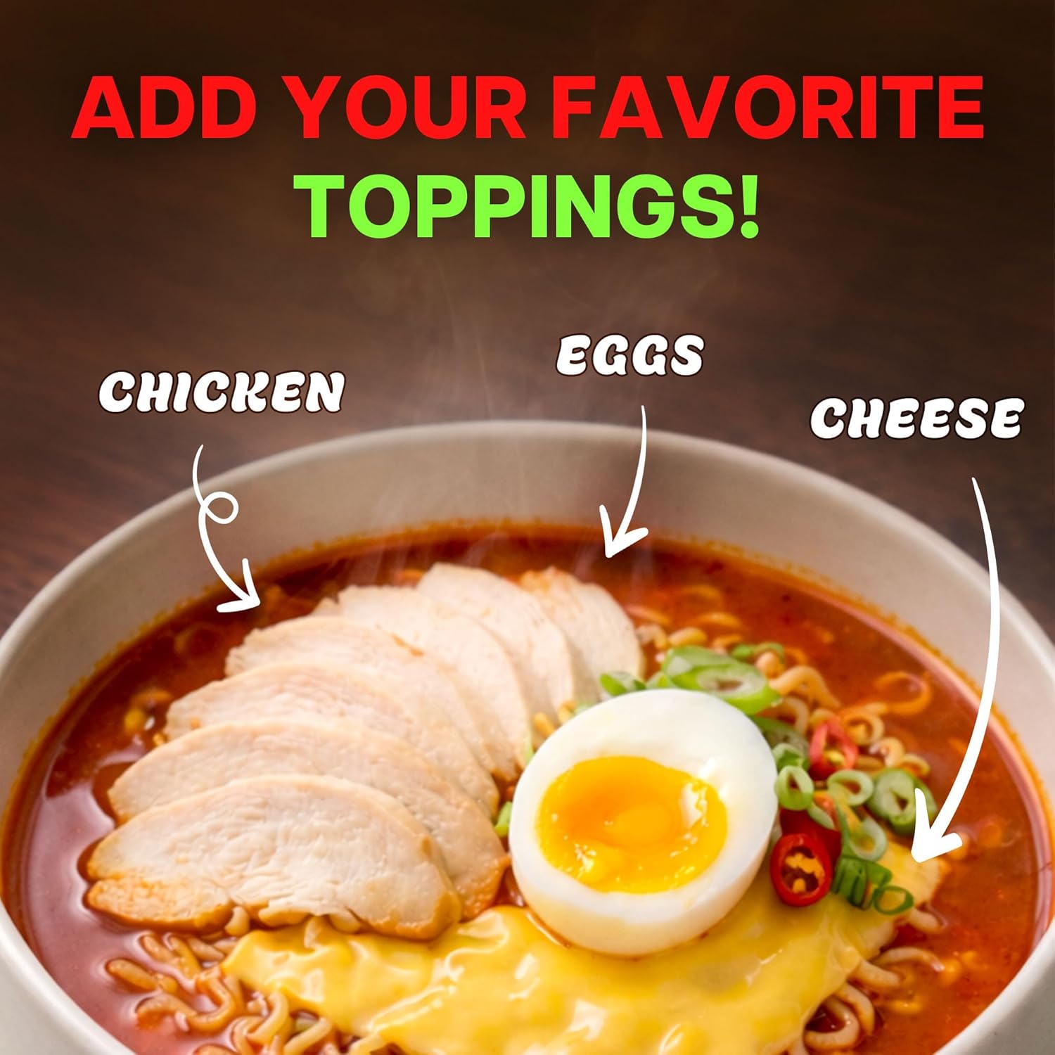 Nongshim Ramen Noodles, Portable Travel Lunch Instant Bowl, Microwavable Korean Hot & Spicy Ramen on the Go