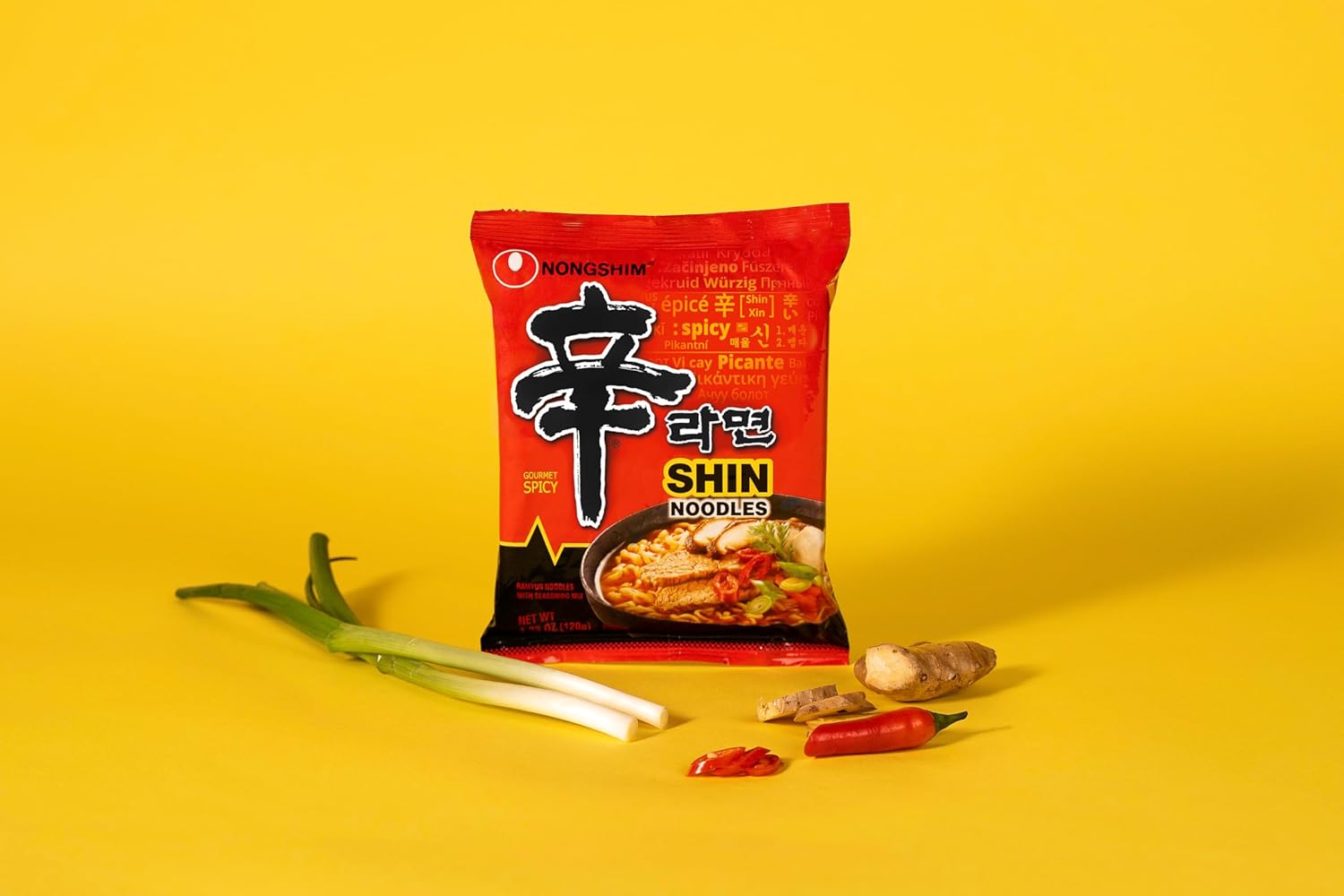 Nongshim Shin Ramyun Korean Instant Noodles – Quick Study Break Meal for Focused College Students