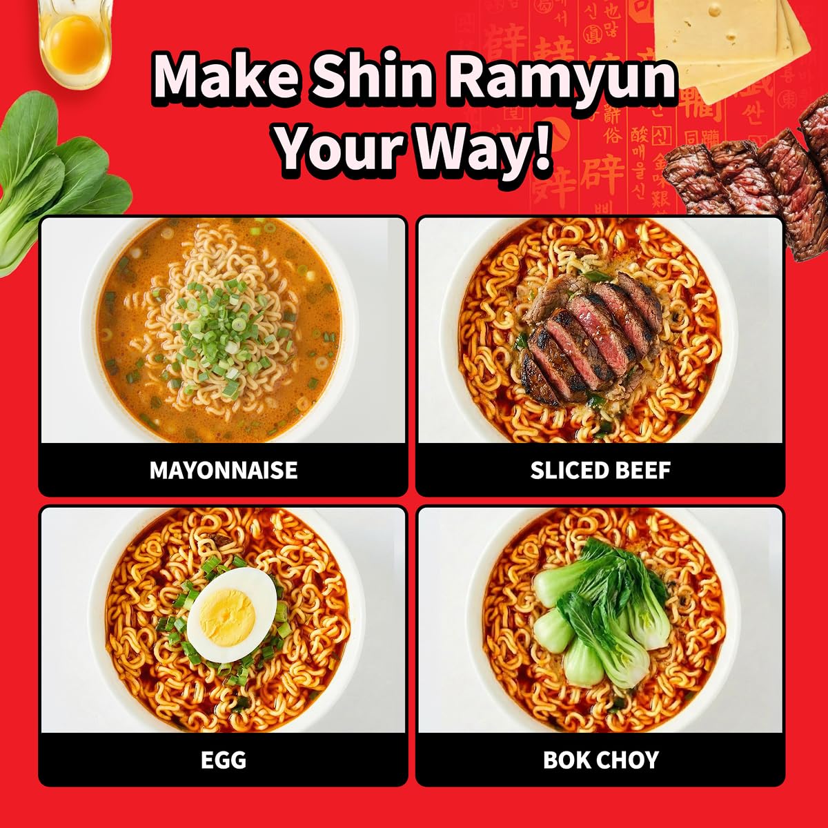 Nongshim Shin Ramyun Korean Instant Noodles – Quick Study Break Meal for Focused College Students