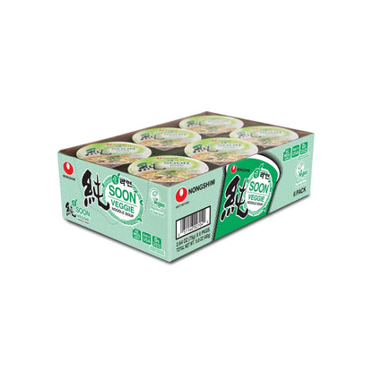 Nongshim Soon Soon Veggie Cup Noodle – Nourishing Pantry Meal for Family Allergy Households, Wholesome Vegan Option