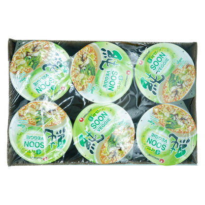 Nongshim Soon Soon Veggie Cup Noodle – Nourishing Pantry Meal for Family Allergy Households, Wholesome Vegan Option