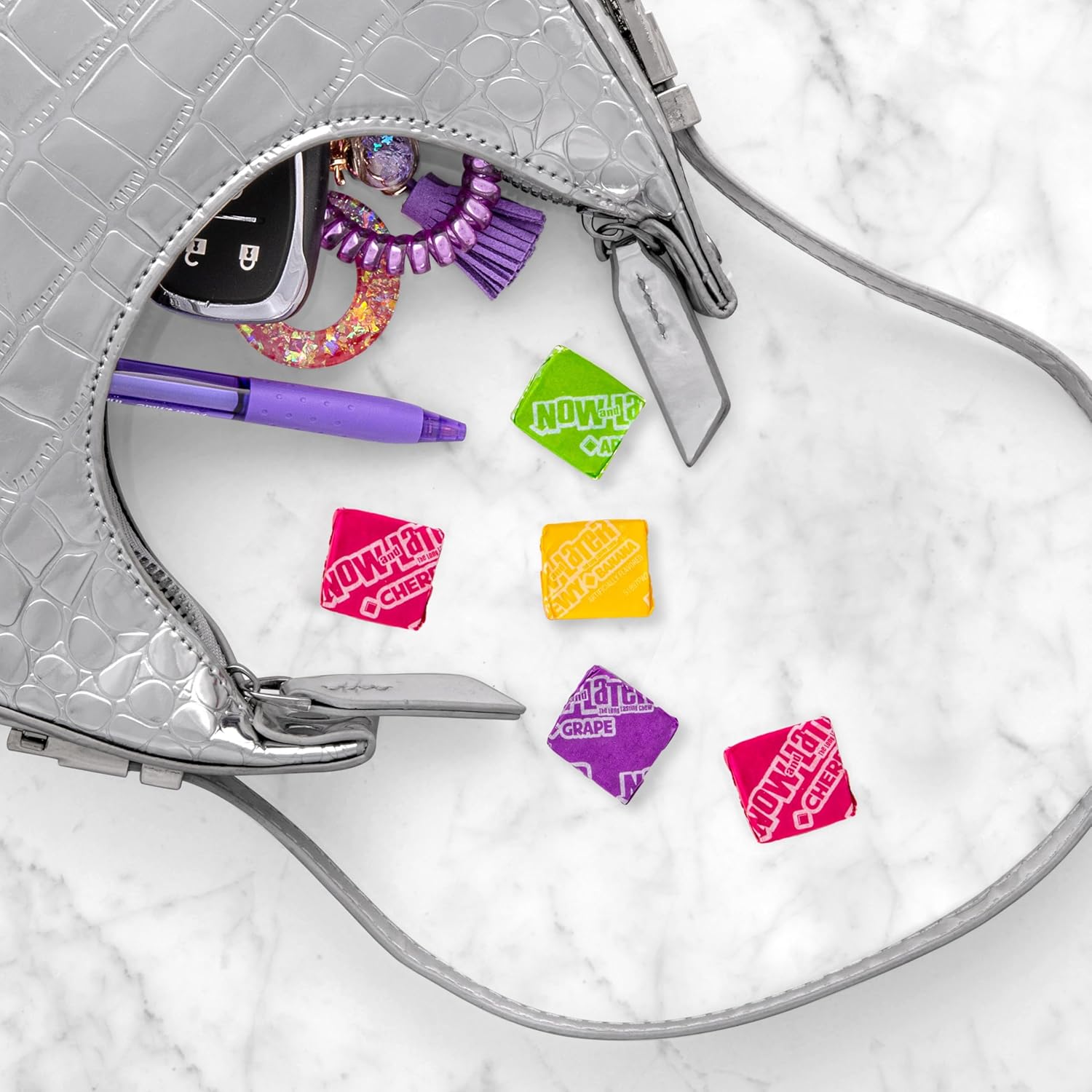 Now and Later Candy Original Mix – Edible Nostalgia Gift Box for Movie Nights, Game Nights, and Office Treat Jars