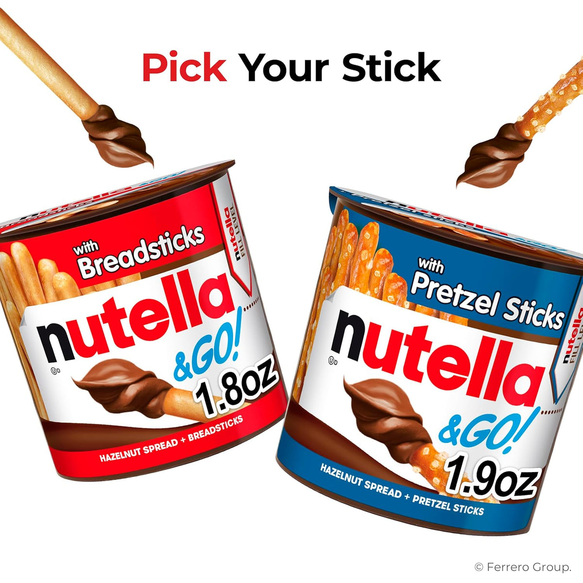 Nutella & GO! Chocolate Hazelnut Snack Cups – Housewarming and Birthday Gift Set for Her, 24 Bulk Pack