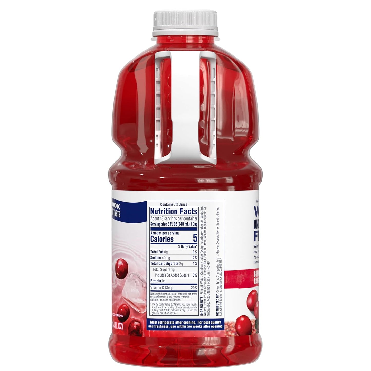 Ocean Spray Diet Cranberry Juice Drink – Vitamin C Drink for Back-to-School Lunchbox Variety