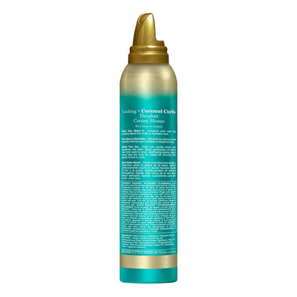 OGX Coconut Curls Decadent Mousse – Thoughtful Holiday Gift for Curly Haired Friends and Family, 7.9 Ounce