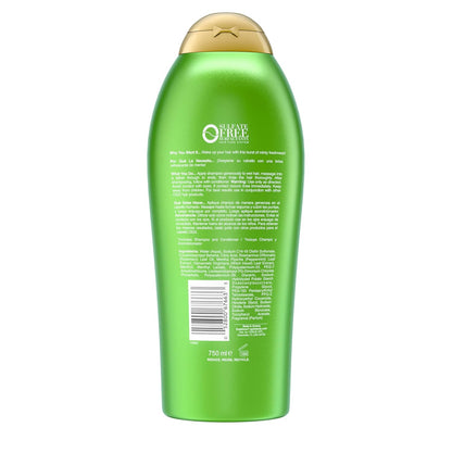 OGX Extra Strength Refreshing Scalp + Rosemary Mint Shampoo – Simple Sulfate-Free Shampoo for Intentional Haircare Routines and Neutral Bathroom Aesthetic, 25.4 fl. oz