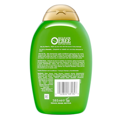 OGX Extra Strength Rosemary Mint Conditioner – Simple Lightweight Conditioner for Less-Is-More Hair Routine
