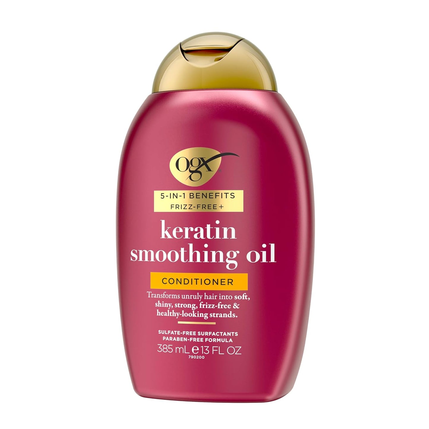OGX Frizz-Free + Keratin Smoothing Conditioner – Thoughtful Birthday Gift for Women Who Love Smoother Hair