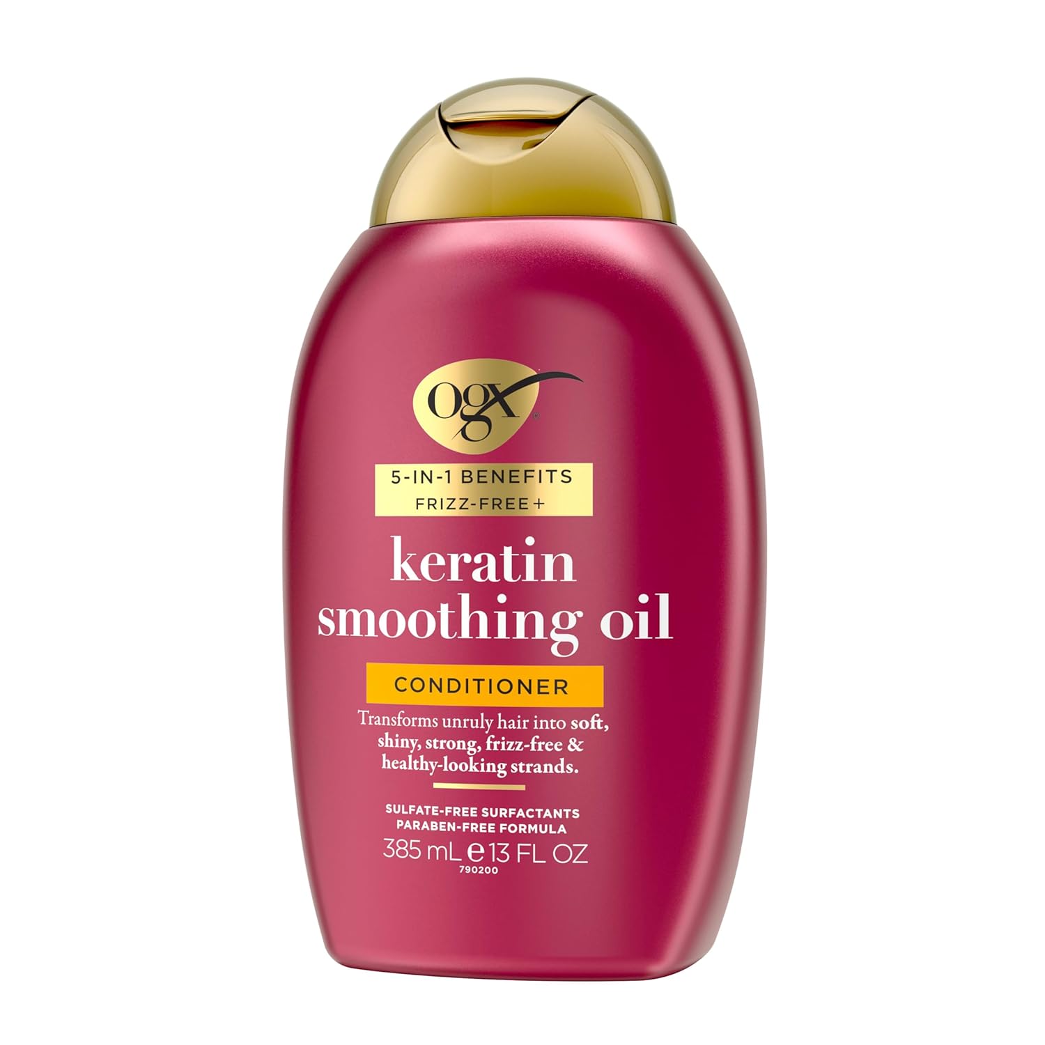 OGX Frizz-Free + Keratin Smoothing Conditioner – Thoughtful Birthday Gift for Women Who Love Smoother Hair
