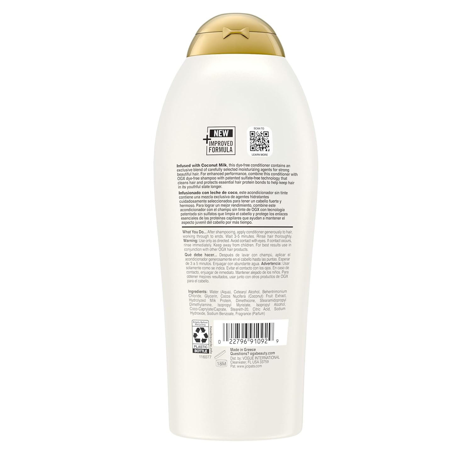 OGX Nourishing + Coconut Milk Conditioner – Cozy Holiday Gift Set for the Coconut Scent Enthusiast