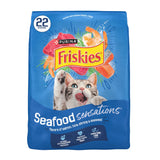 Purina Friskies Dry Cat Food 22 lb. Salmon Tuna Shrimp - All Life Stages Formula for Busy Family Pet Care