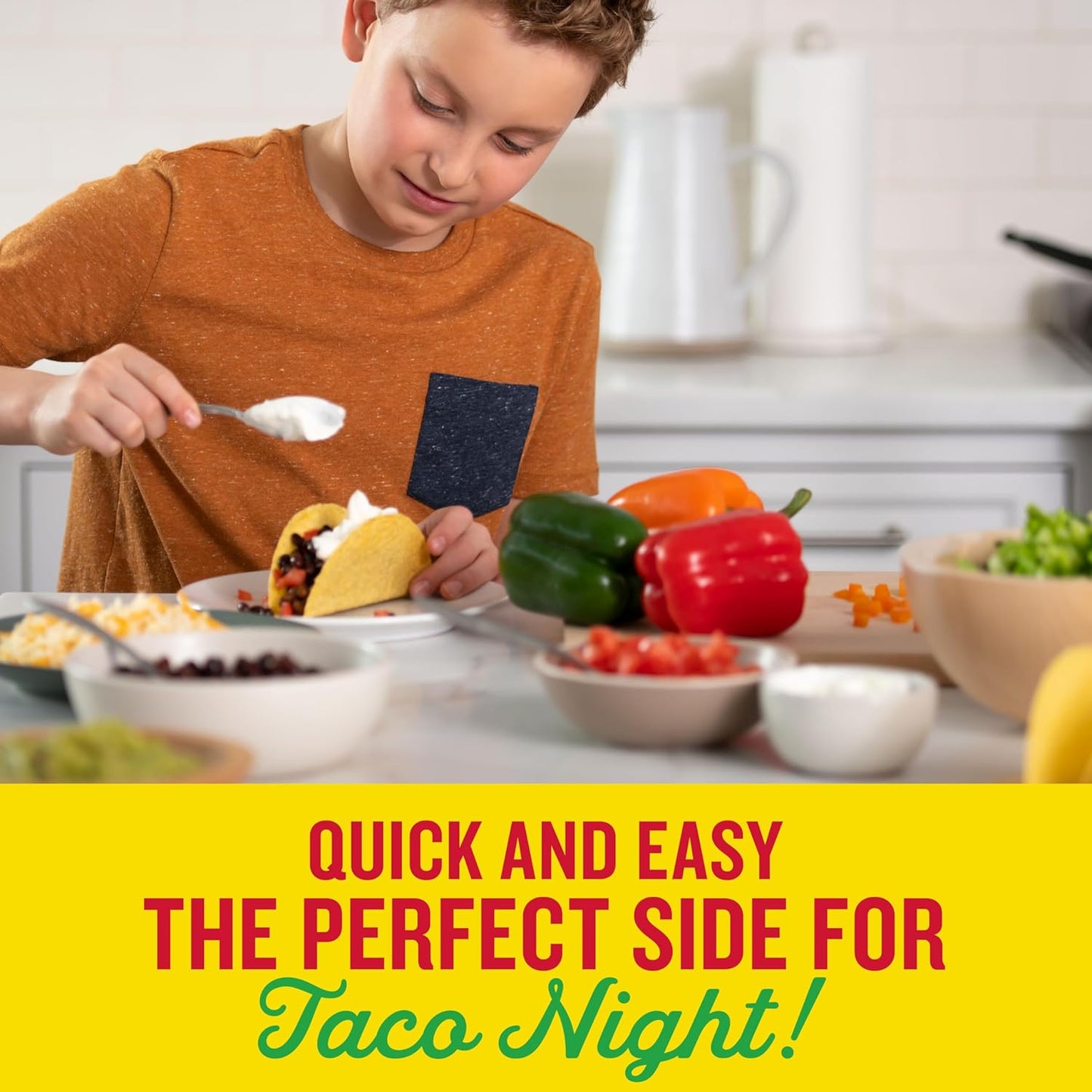 Old El Paso Mexican Style Rice – No-Stove Microwave Side Dish for Quick Kid Lunches at Home