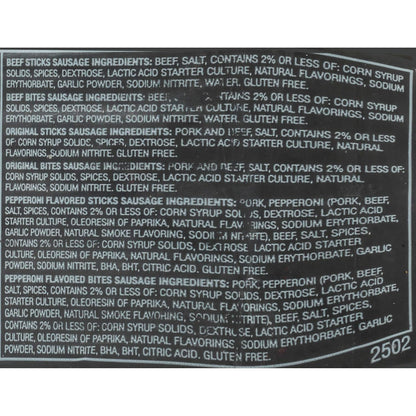 Old Wisconsin Beef Sausage Snack Sticks – Camping and Fishing Boat Protein That Travels Without Ice