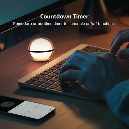 OLIGHT Sphere Toddler Lamp – Rechargeable Bedroom Light with Stepless Dimming and No Heat Emission for Child Safety
