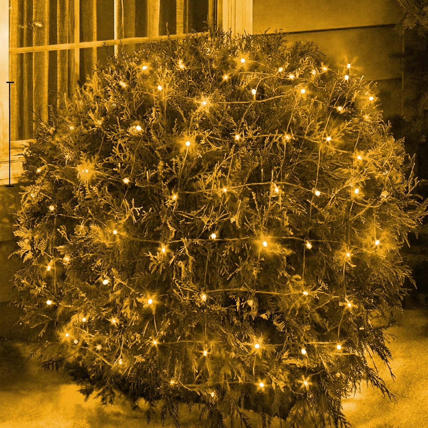 Ollny Indoor Christmas Net Lights 360 LED – Decorative Mesh Lights for Wall Backdrop, Mantle Garland and Cozy Winter Home, 8 Mode