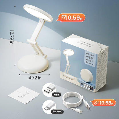 One Fire Minimalist Reading Light – Compact Task Lamp for Intentional Small Spaces, USB Rechargeable 13 oz