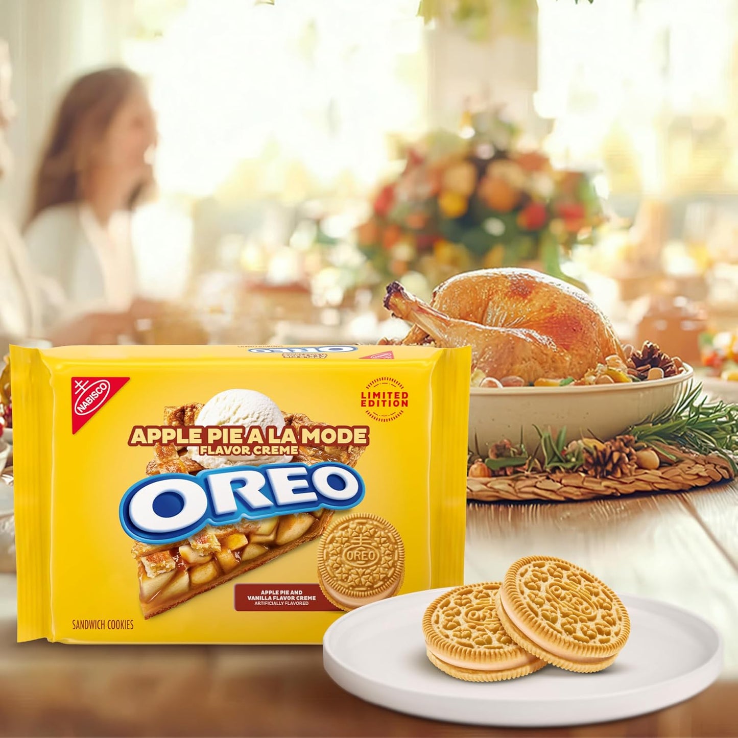 OREO Apple Pie a la Mode Cookies – Portable Treat for Tailgating and Park Outings