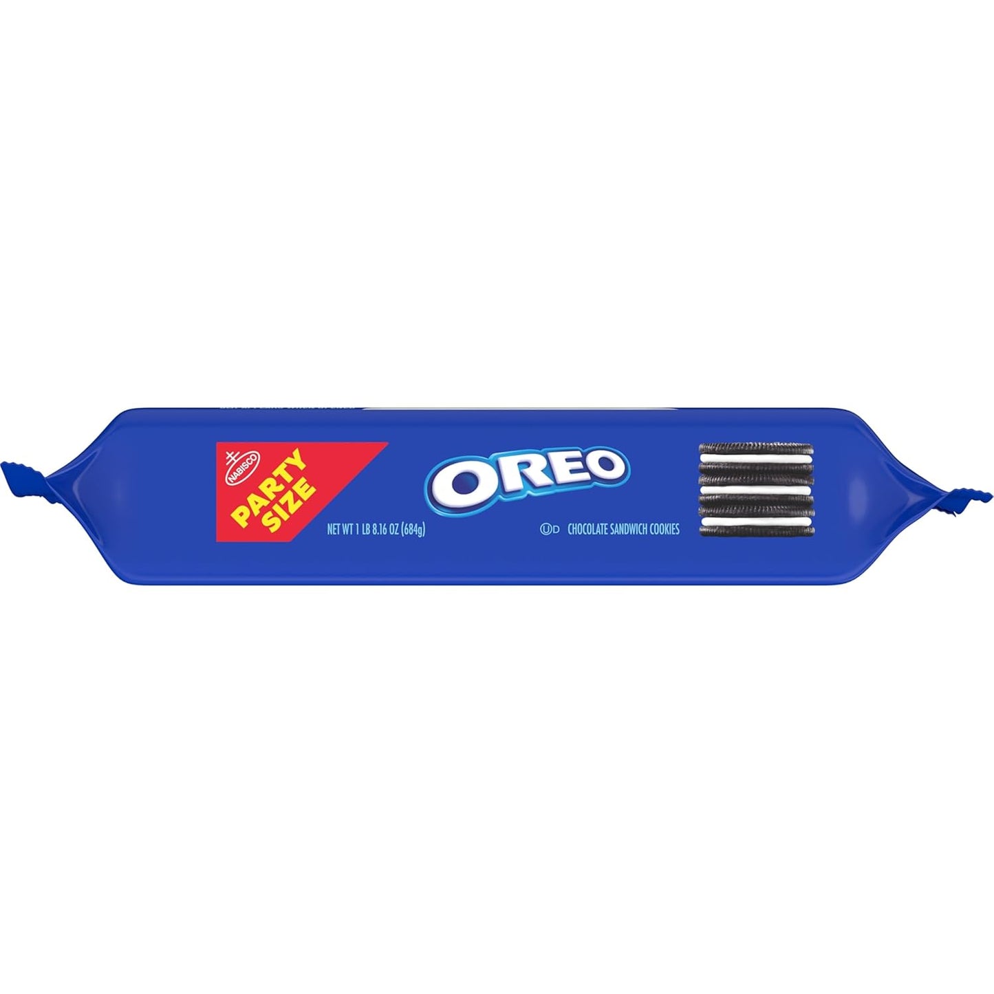 OREO Chocolate Sandwich Cookies, Party Size 24.16 oz – Bulk Office Snack for Shared Team Kitchens