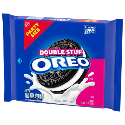 OREO Double Stuf Bulk Cookies – Giftable Snack Tower for Holiday Gatherings, Office White Elephant, and Family Movie Night Host, 24.95 oz