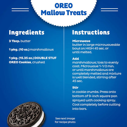OREO Double Stuf Bulk Cookies – Giftable Snack Tower for Holiday Gatherings, Office White Elephant, and Family Movie Night Host, 24.95 oz