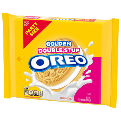 OREO Double Stuf Golden Sandwich Cookies Thinking of You Gift for Coworkers, Bulk Pouch 24.95 oz