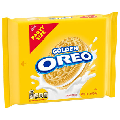 OREO Golden Sandwich Cookies Party Size Bag – Shareable Snack Gift for Holiday Hosting and Family Celebrations