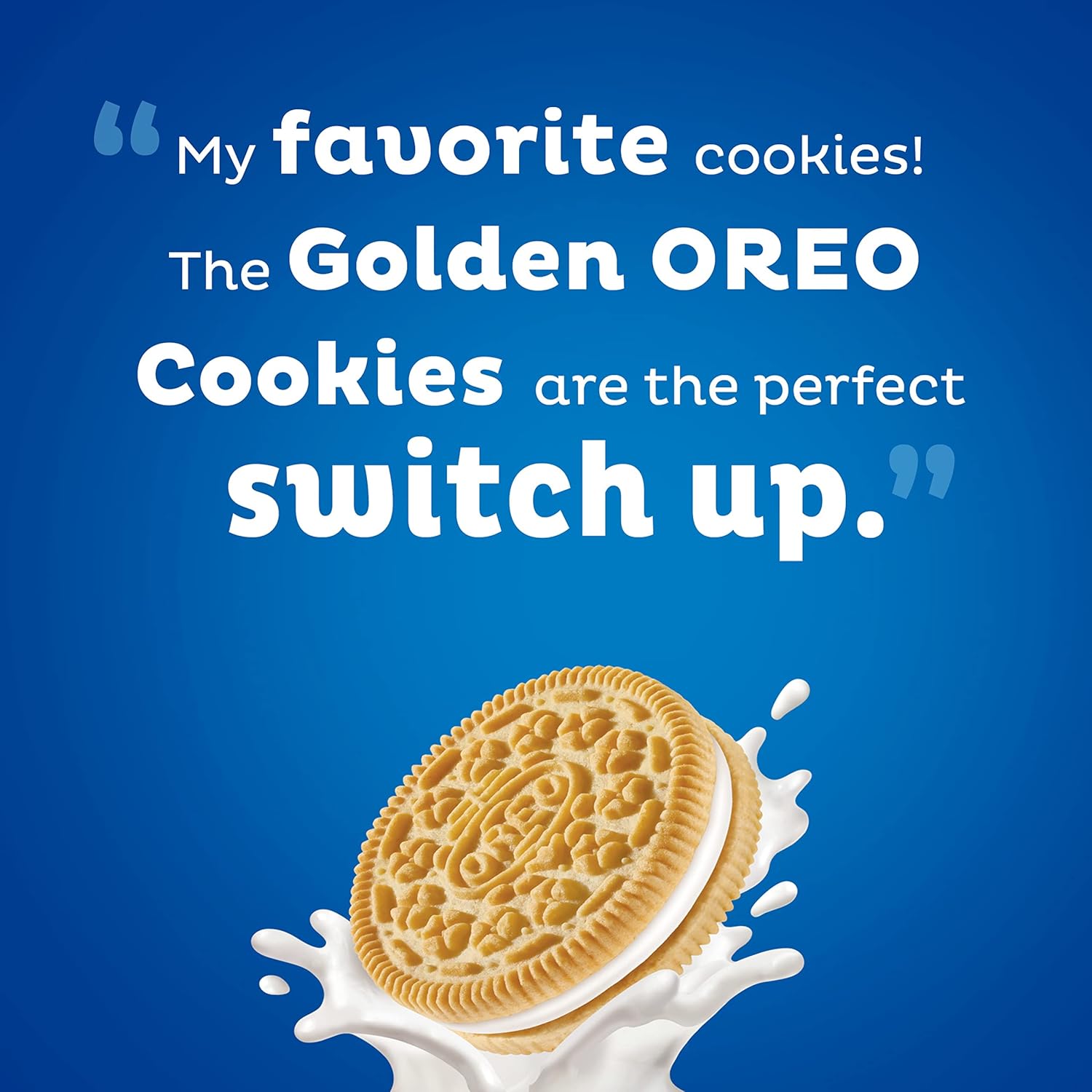 OREO Golden Sandwich Cookies Party Size Bag – Shareable Snack Gift for Holiday Hosting and Family Celebrations