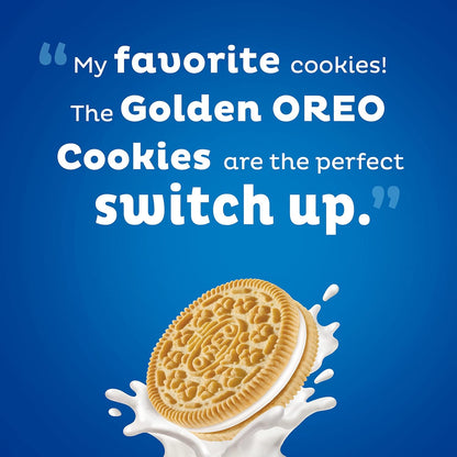 OREO Golden Sandwich Cookies Party Size Bag – Shareable Snack Gift for Holiday Hosting and Family Celebrations
