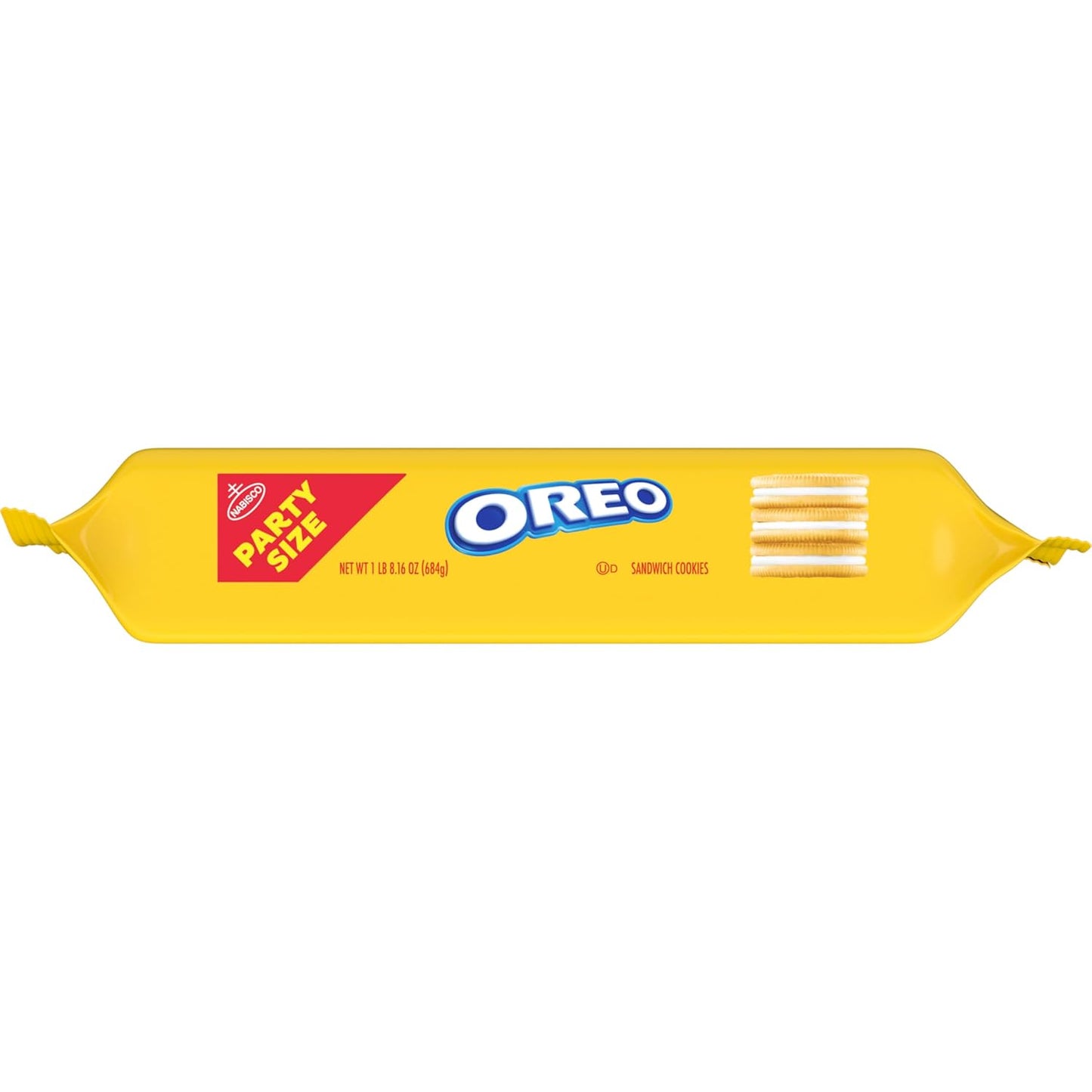 OREO Golden Sandwich Cookies Party Size Bag – Shareable Snack Gift for Holiday Hosting and Family Celebrations