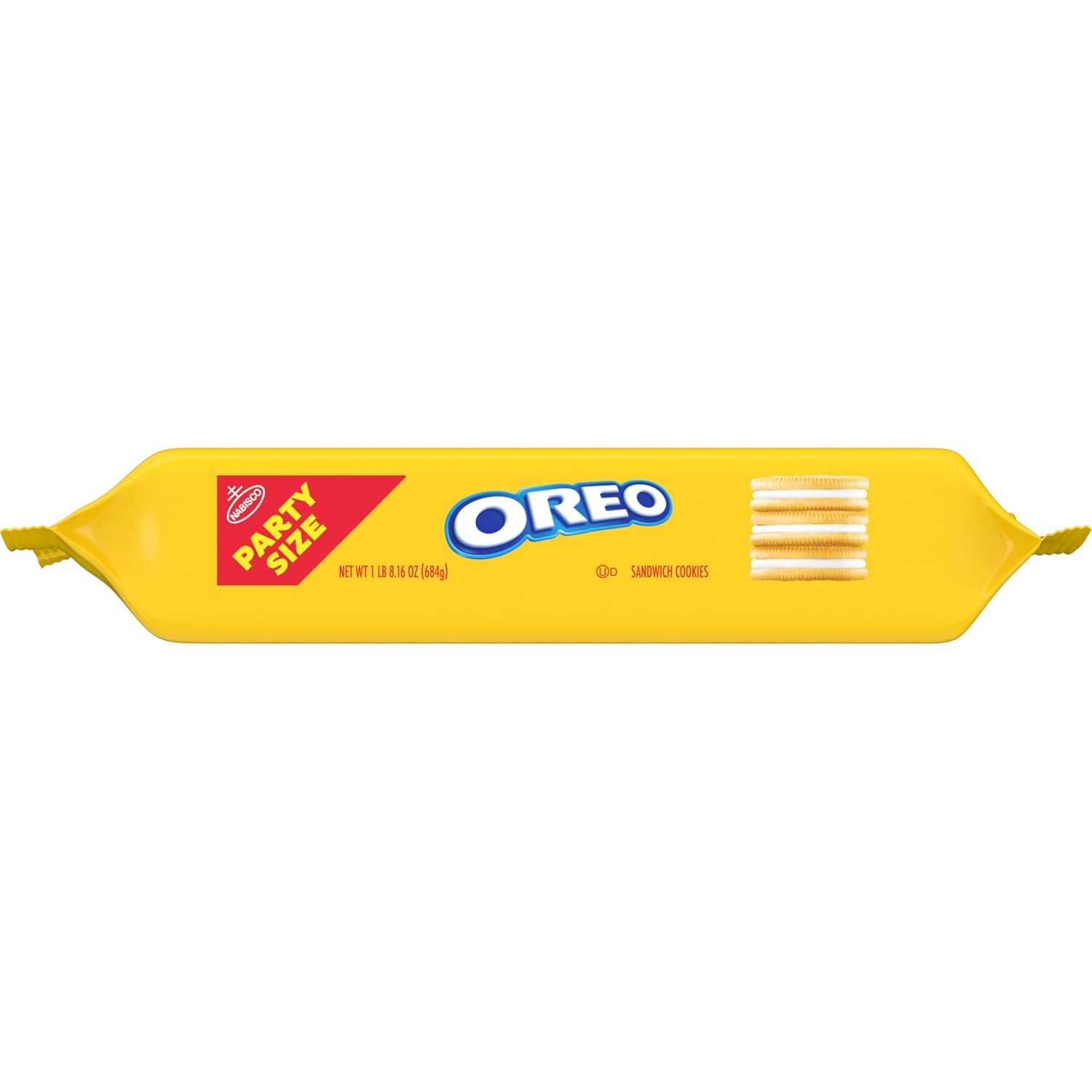 OREO Golden Sandwich Cookies Party Size Bag – Shareable Snack Gift for Holiday Hosting and Family Celebrations