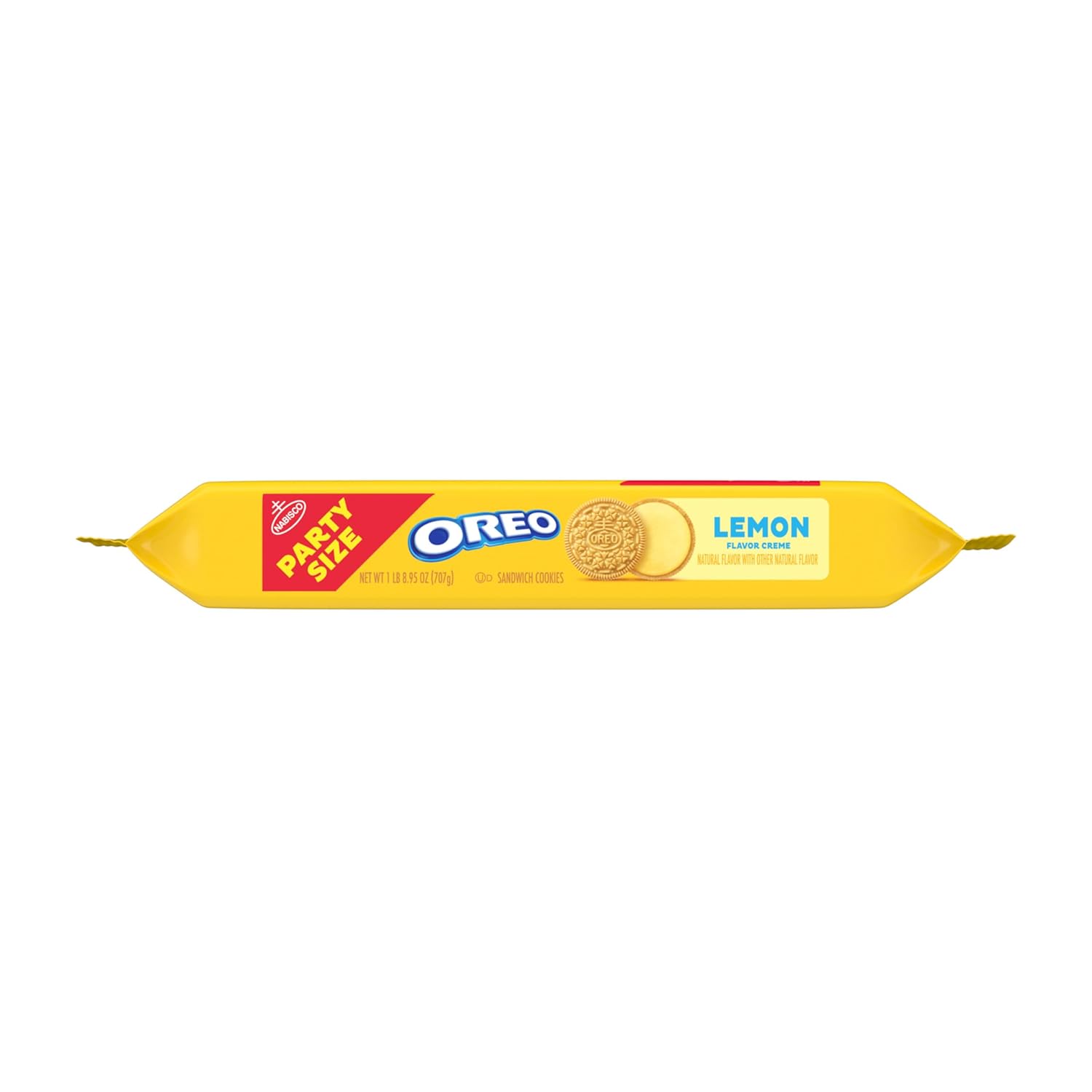 OREO Lemon Creme Sandwich Cookies – Holiday Gift for Sister in Another State, Limited Flavor Party Size 24.95 oz