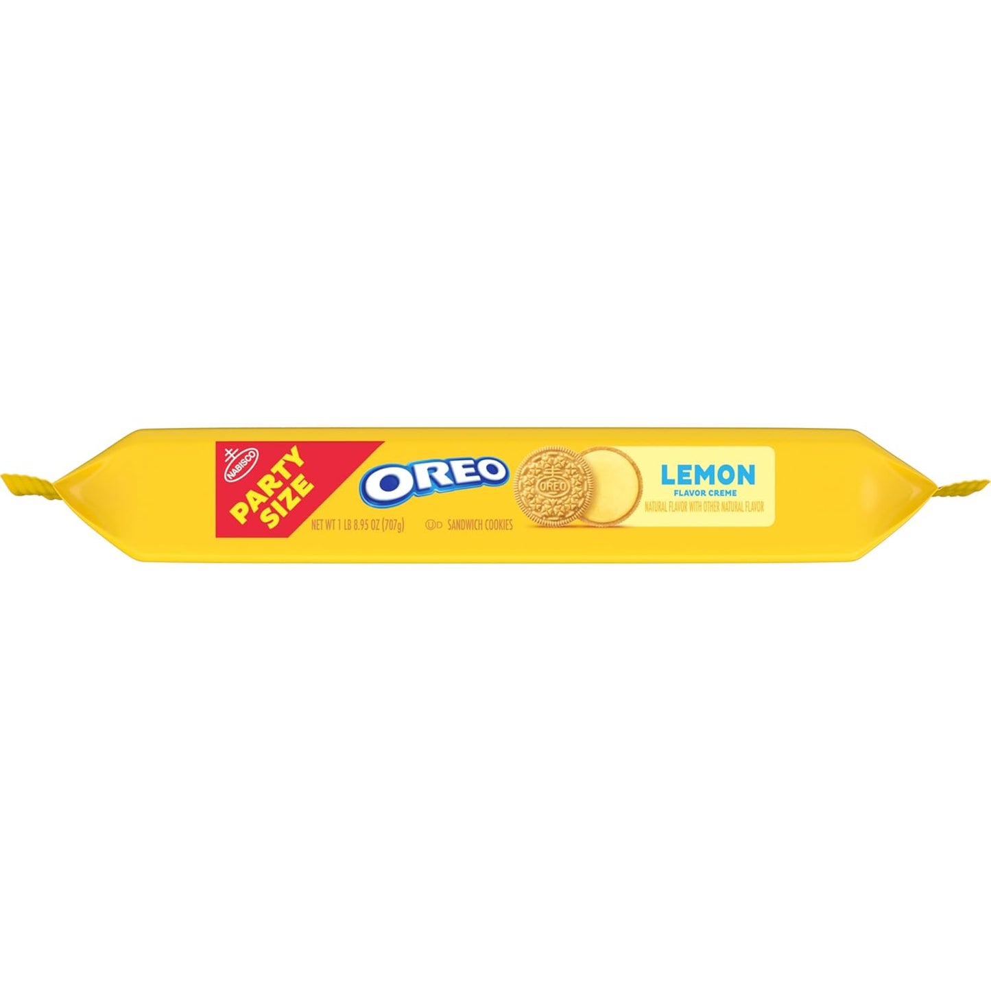 OREO Lemon Creme Sandwich Cookies – Holiday Gift for Sister in Another State, Limited Flavor Party Size 24.95 oz
