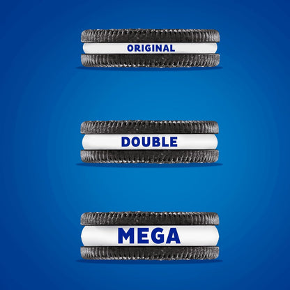 OREO Mega Stuf Chocolate Sandwich Cookies, Party Size – Grandparent Gifting Snack for Grandchildren's Visit