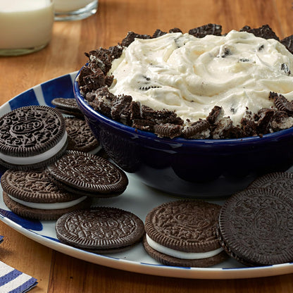 OREO Mega Stuf Chocolate Sandwich Cookies, Party Size – Grandparent Gifting Snack for Grandchildren's Visit