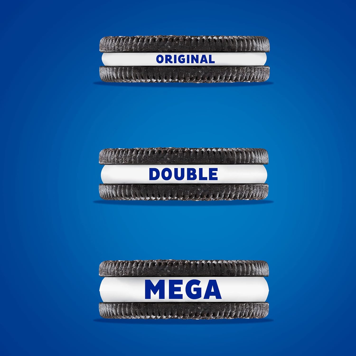 OREO Mega Stuf Cookies – Giftable Bulk Treat for Valentine's Day, Birthdays, and Office Gift Exchanges, 17.6 oz