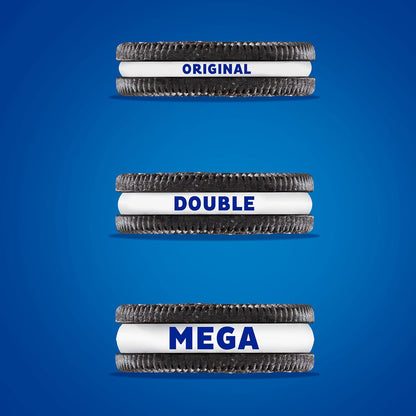 OREO Mega Stuf Cookies – Giftable Bulk Treat for Valentine's Day, Birthdays, and Office Gift Exchanges, 17.6 oz