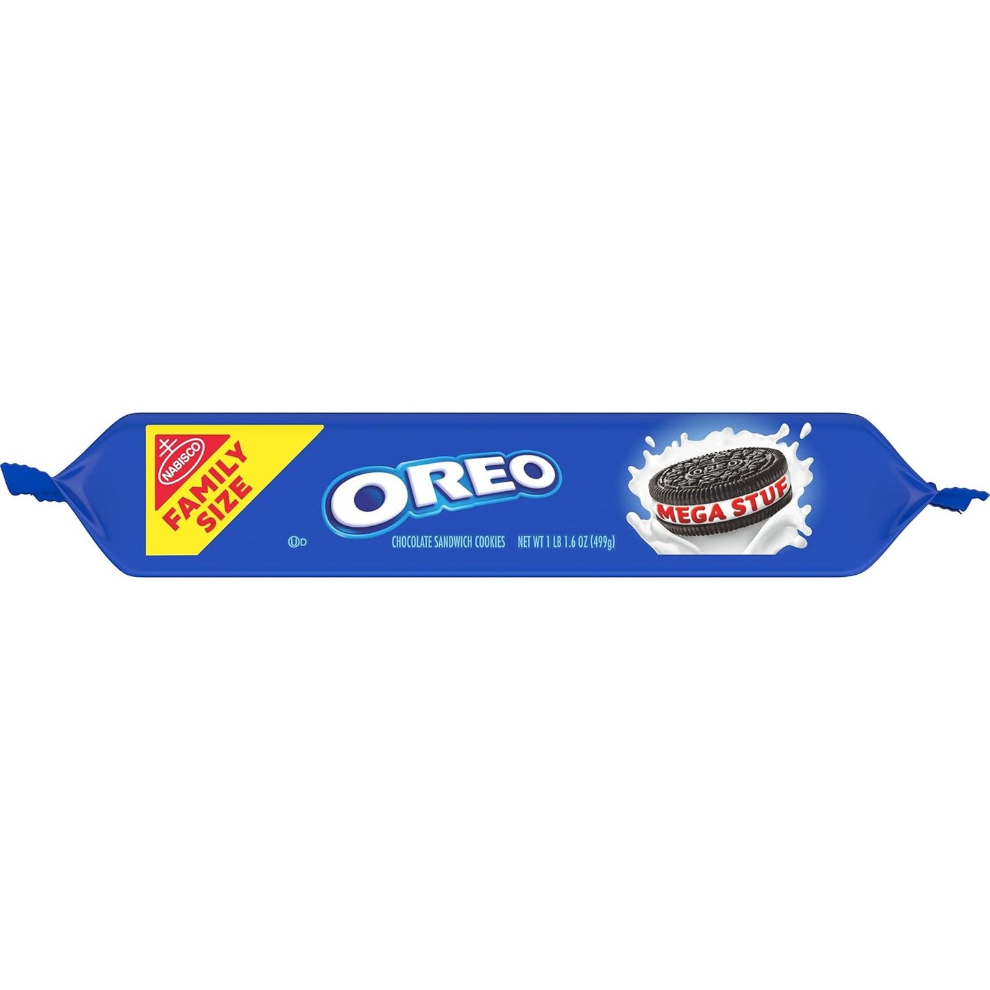 OREO Mega Stuf Cookies – Giftable Bulk Treat for Valentine's Day, Birthdays, and Office Gift Exchanges, 17.6 oz