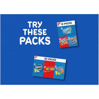 OREO Mini Mix Sandwich Cookies Variety Pack Get Well Care Package Snack, 20 Individually Wrapped Packs