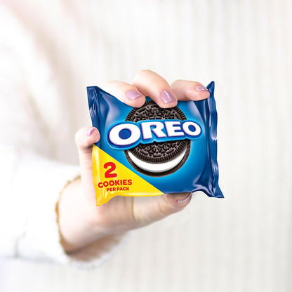 OREO Sandwich Cookies Mini Packs – Holiday Stocking Stuffers and Classroom Valentine Treats, 20 Kosher Single-Serve Packs