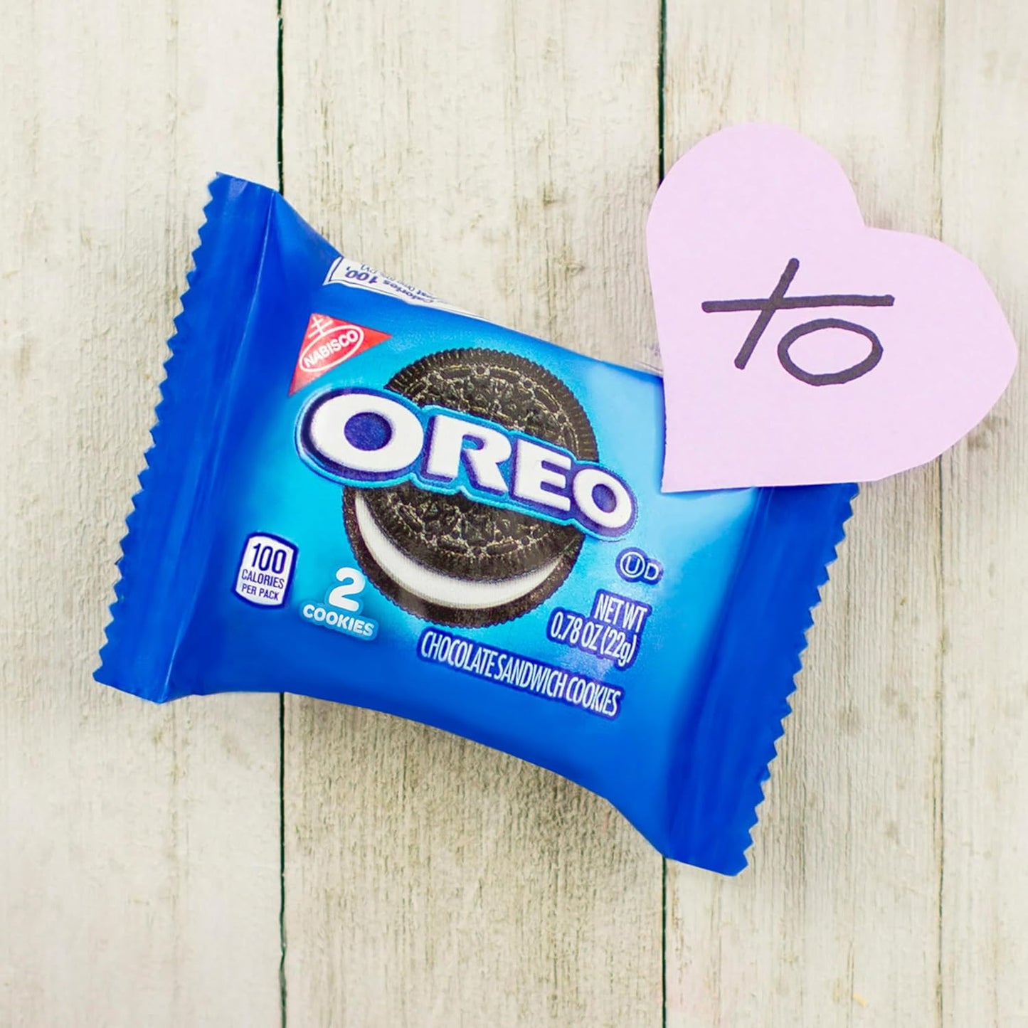 OREO Sandwich Cookies Mini Packs – Holiday Stocking Stuffers and Classroom Valentine Treats, 20 Kosher Single-Serve Packs