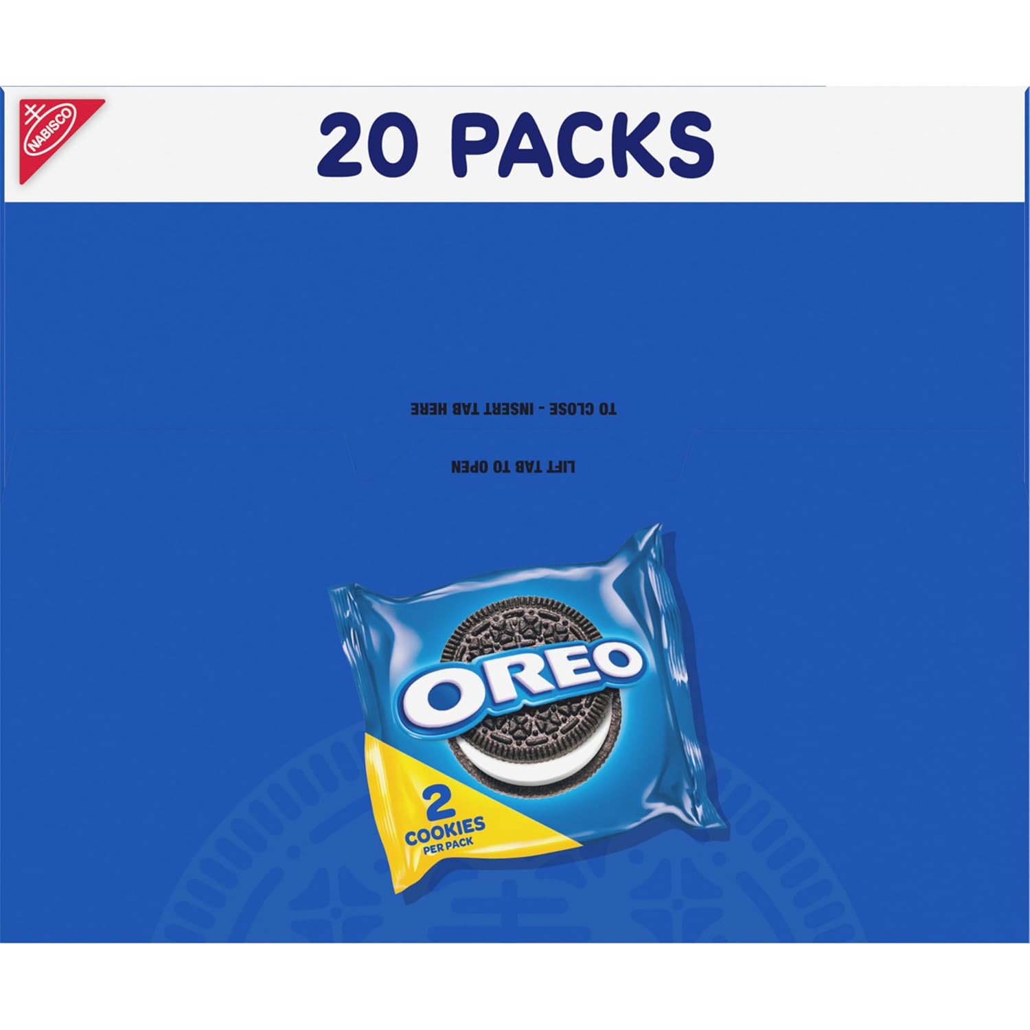 OREO Sandwich Cookies Mini Packs – Holiday Stocking Stuffers and Classroom Valentine Treats, 20 Kosher Single-Serve Packs