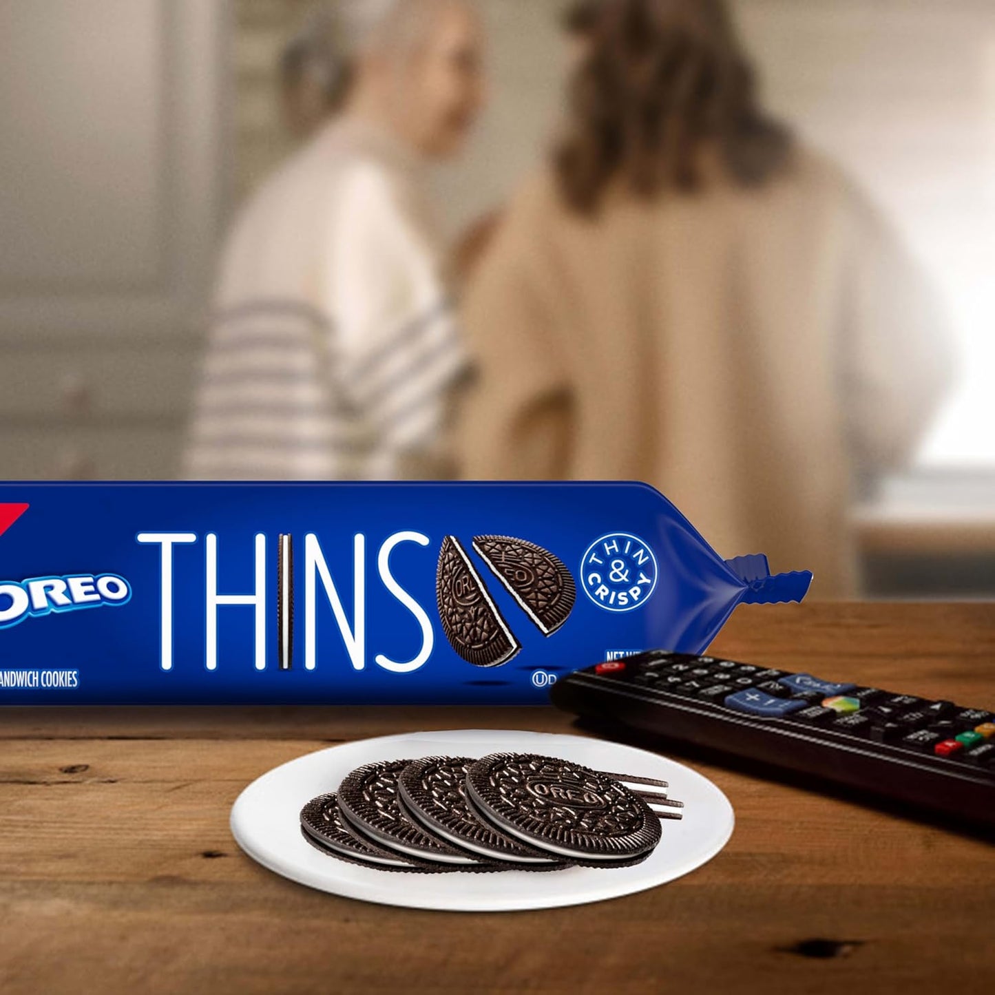 OREO Thins Pack of 2 Cookies – Shareable Snack Gift Basket Staple for Valentine's Day and Holiday Hosting