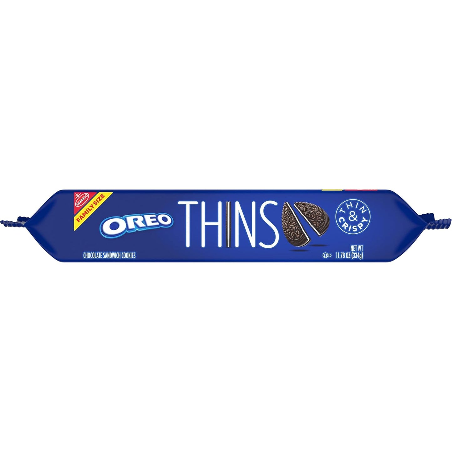 OREO Thins Pack of 2 Cookies – Shareable Snack Gift Basket Staple for Valentine's Day and Holiday Hosting