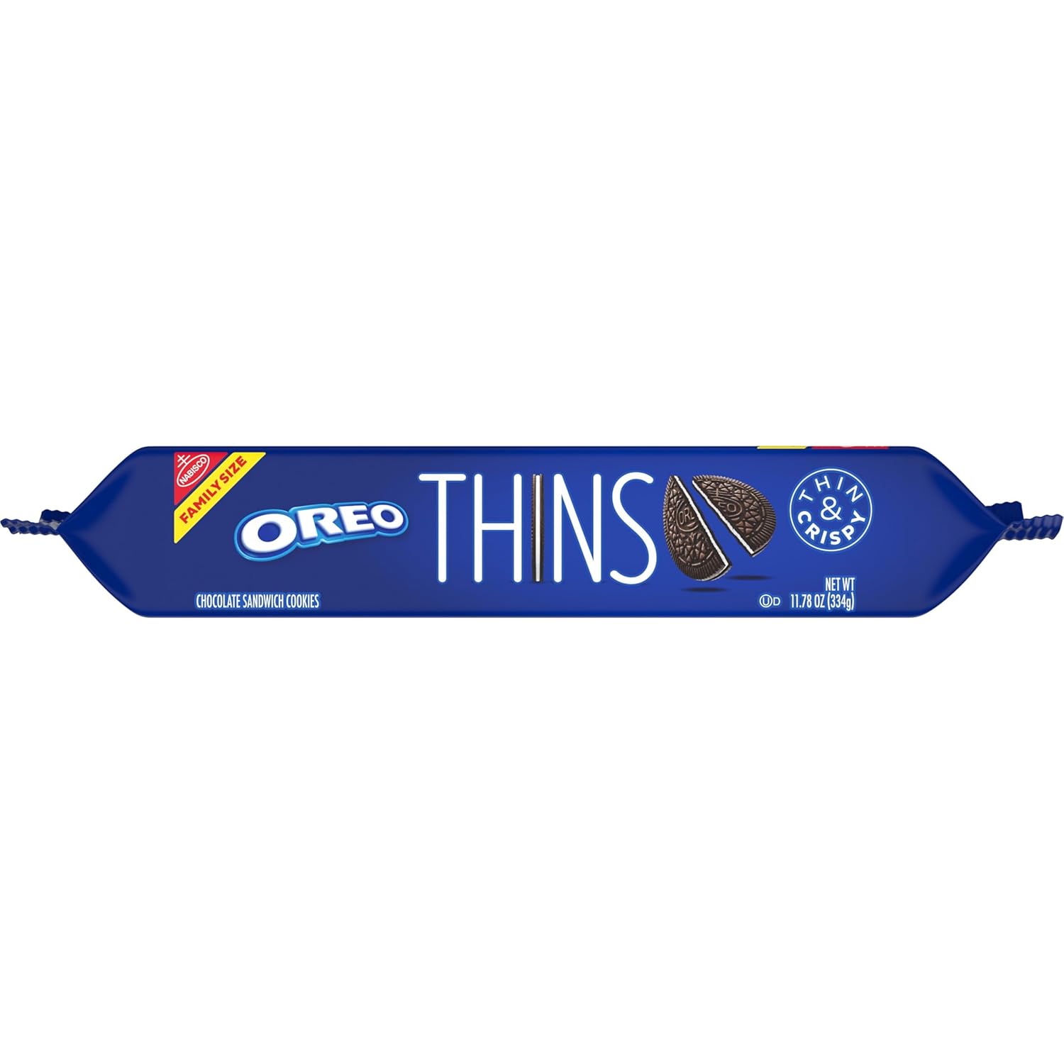 OREO Thins Pack of 2 Cookies – Shareable Snack Gift Basket Staple for Valentine's Day and Holiday Hosting