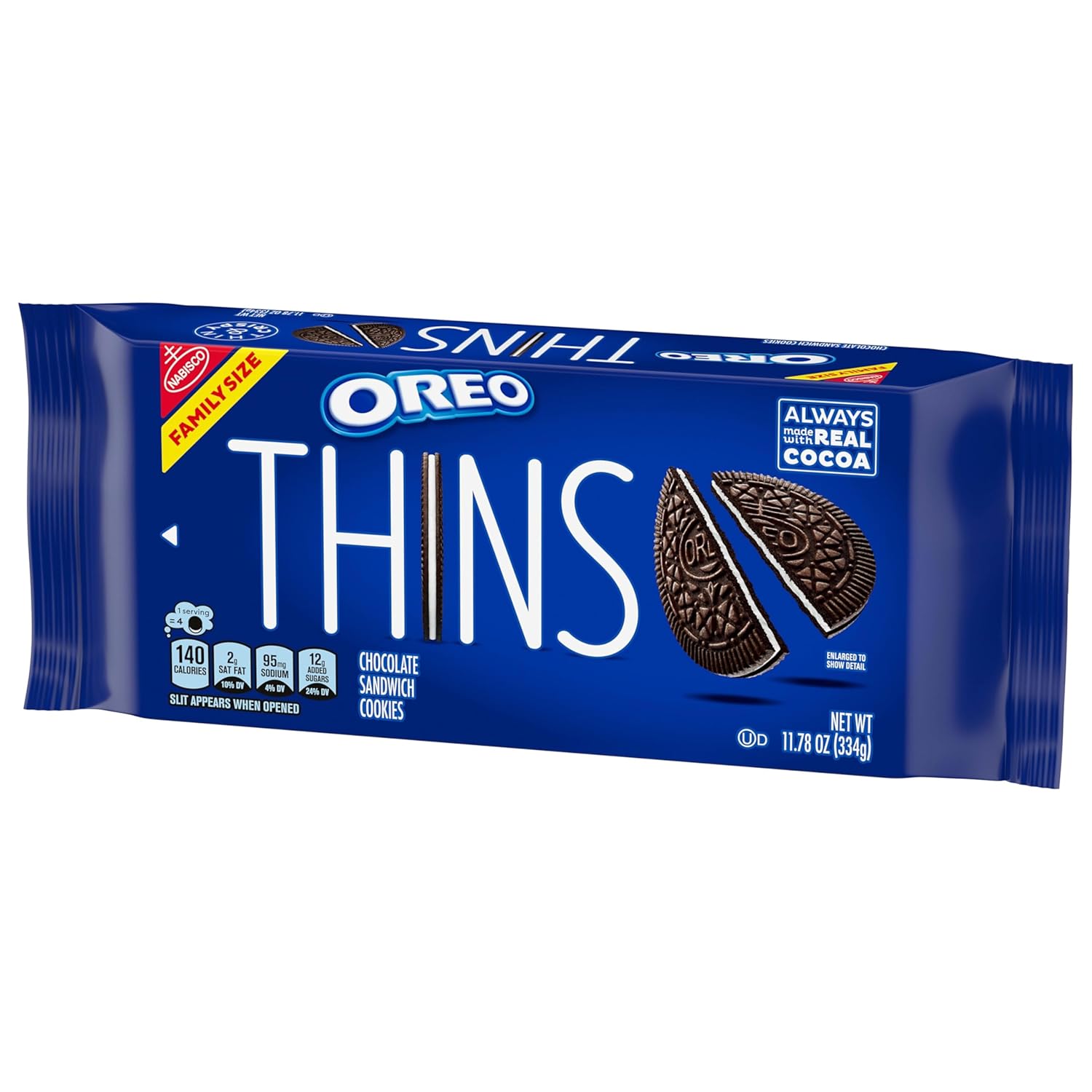 OREO Thins Pack of 2 Cookies – Shareable Snack Gift Basket Staple for Valentine's Day and Holiday Hosting